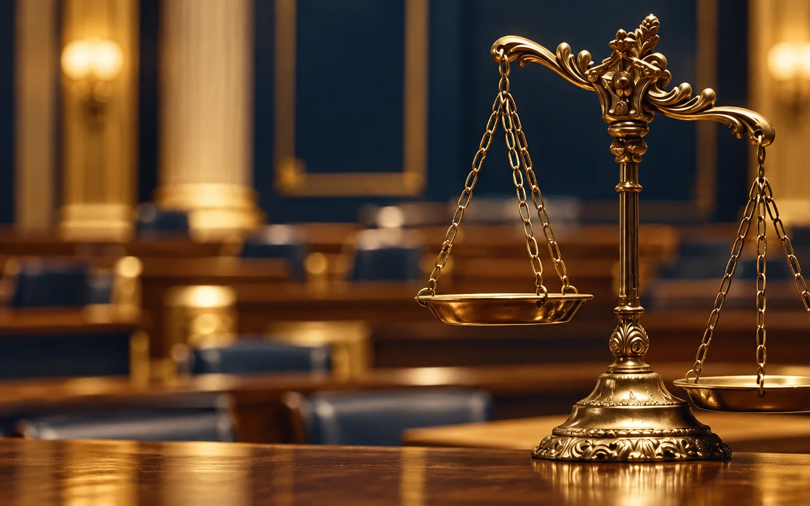 Balanza de justicia en un despacho jurídico, imagen ilustrativa